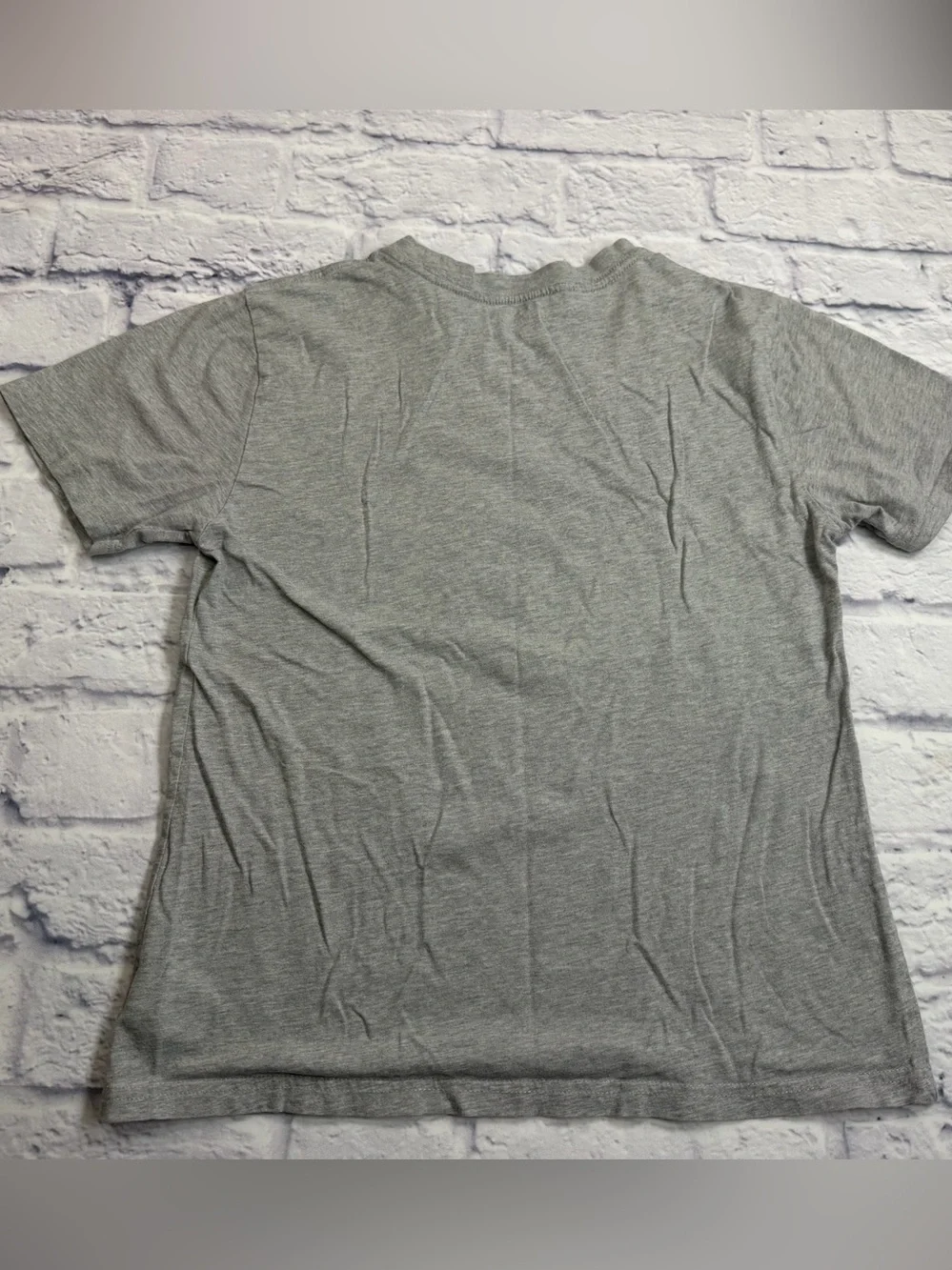 Ralph Lauren Polo Bear Graphic Tee - Gray with Red Accent. Boys Size 14/16 Large